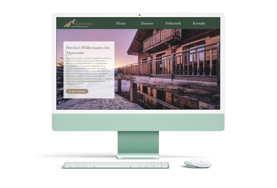 simpliWeb-Website Referenz AirBnB-Website