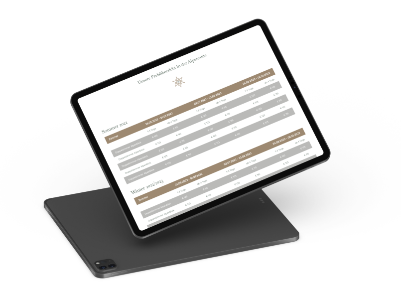 simpliWeb-Website Referenz AirBnB-Website